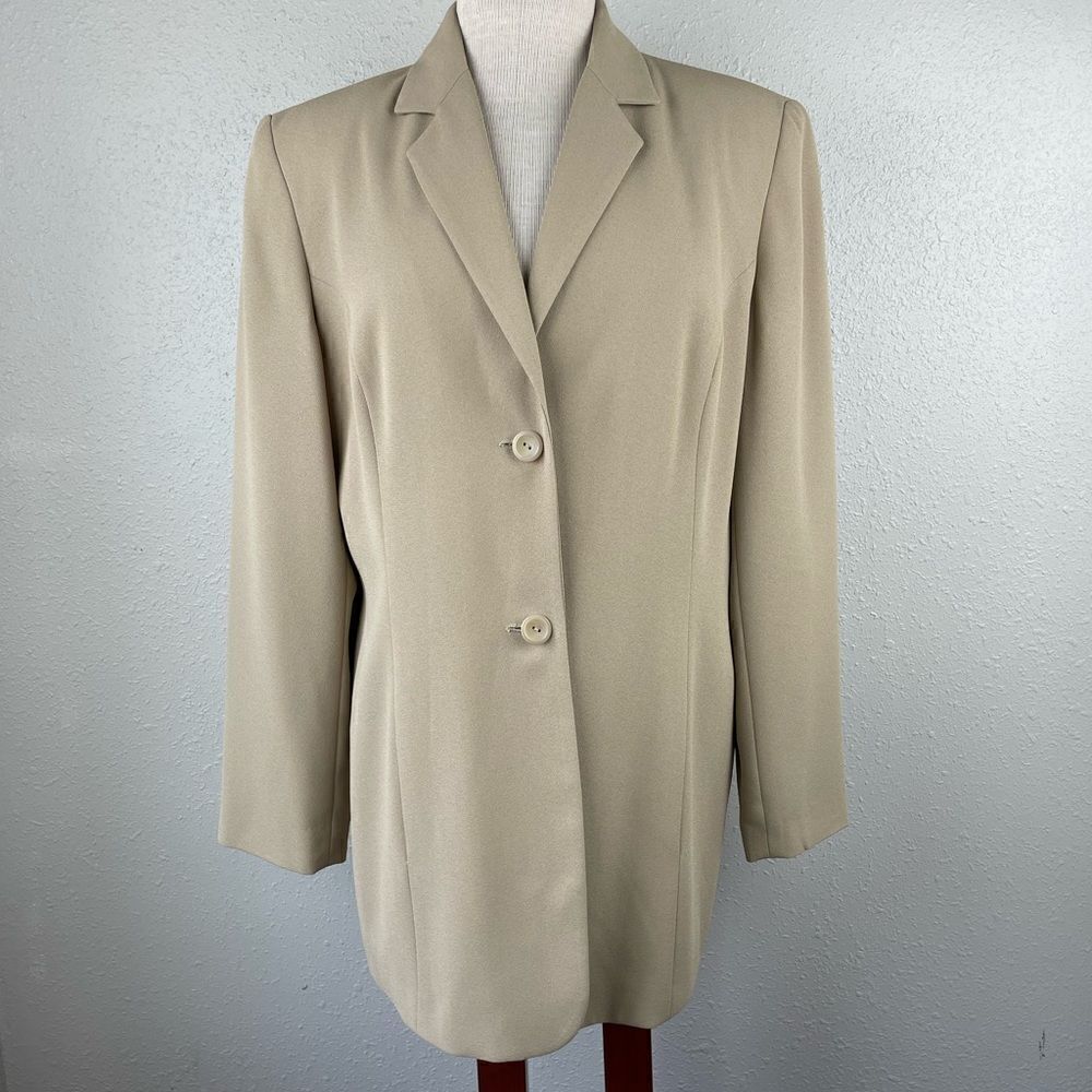 Karen Scott Two Button Dress Jacket Size 14 EUC